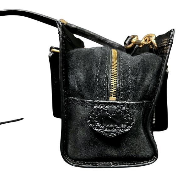 Marc Jacobs Mini Cruiser Crocodile-Embossed Leather Satchel Purse - $495 Retail - Picture 5 of 10